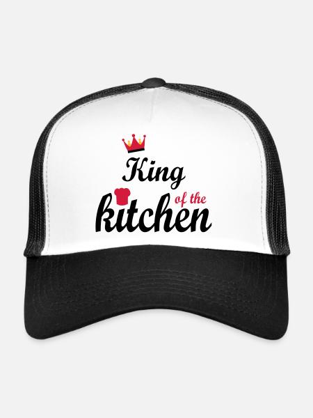 cooking - Trucker Cap - white/black - Front
