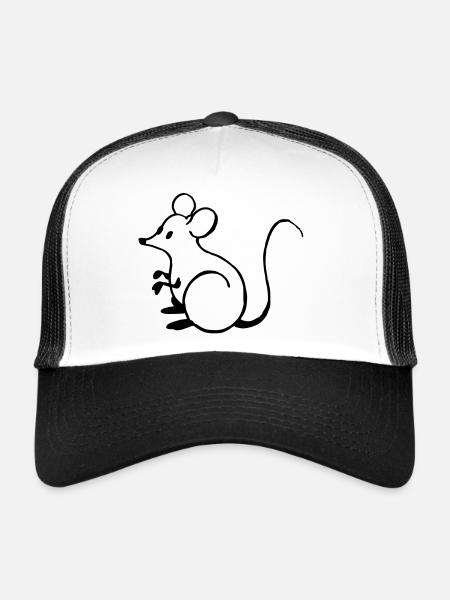 Mice - Trucker Cap - white/black