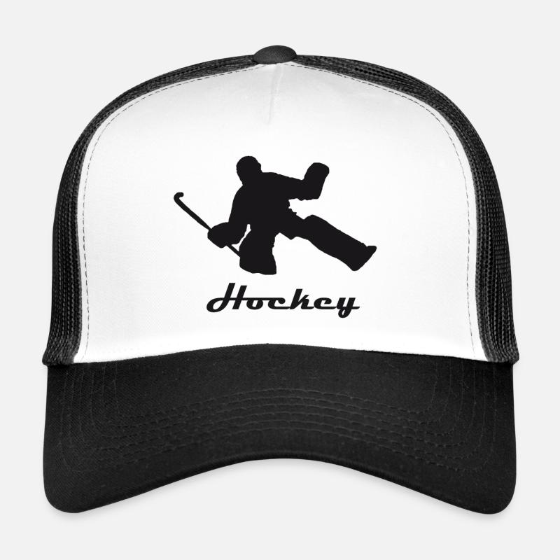 Hockey - Trucker Cap - Weiß/Schwarz