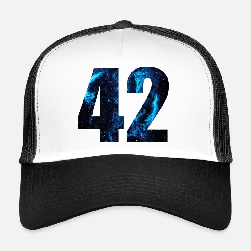 42 - Trucker Cap - Weiß/Schwarz