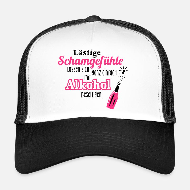 Alkohol - Spruch - Sekt - Prosecco - Party - 2C Trucker Cap