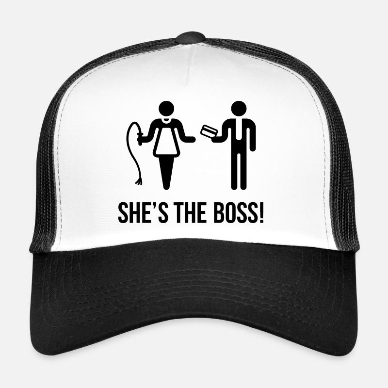 She's The Boss! (Ehefrau & Ehemann) Trucker Cap