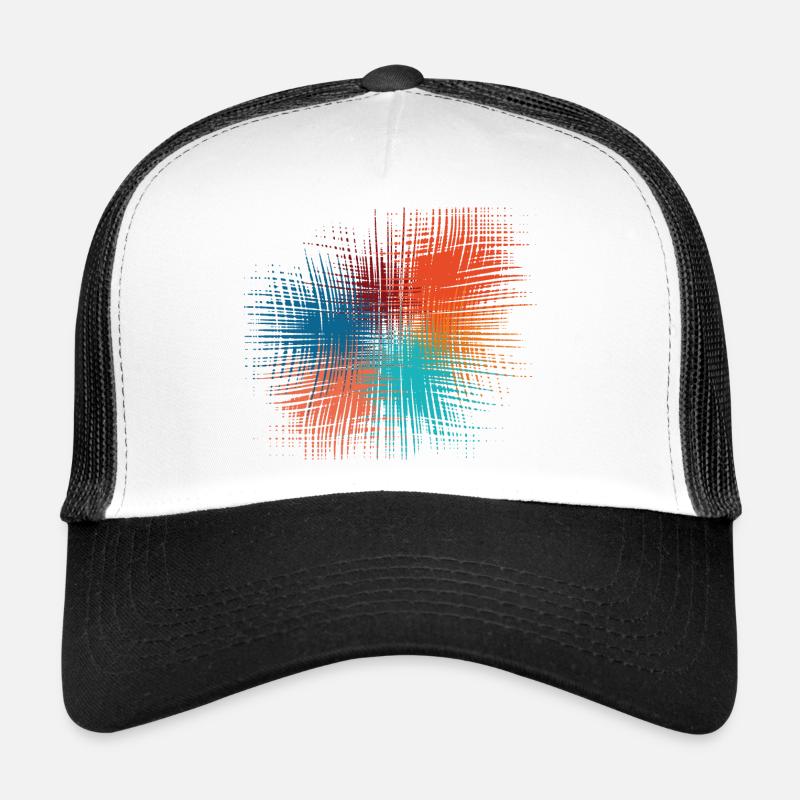 Explosion of colors - Trucker Cap - white/black
