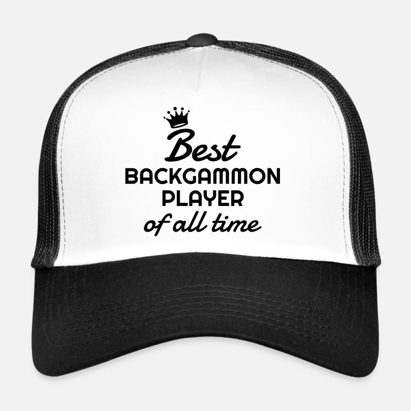 Backgammon / jeu / joueur / geek Casquette trucker 