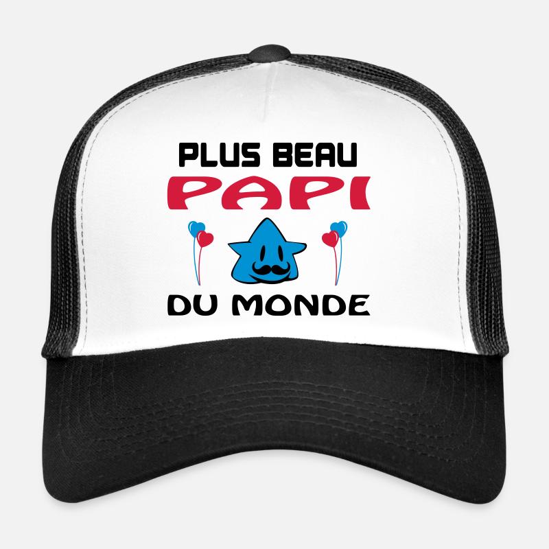 Plus beau papi du monde Casquette trucker 