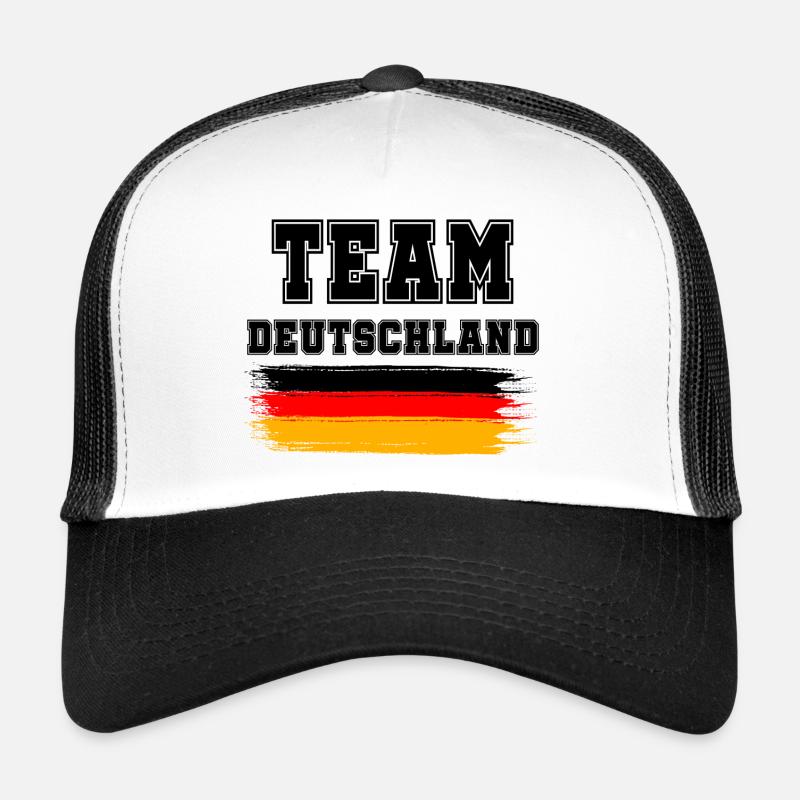 Team Deutschland - Trucker Cap - Weiß/Schwarz