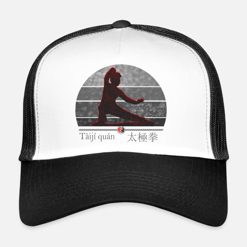 Tai Chi Fighter - Training Outfit Gift - Trucker Cap - white/black