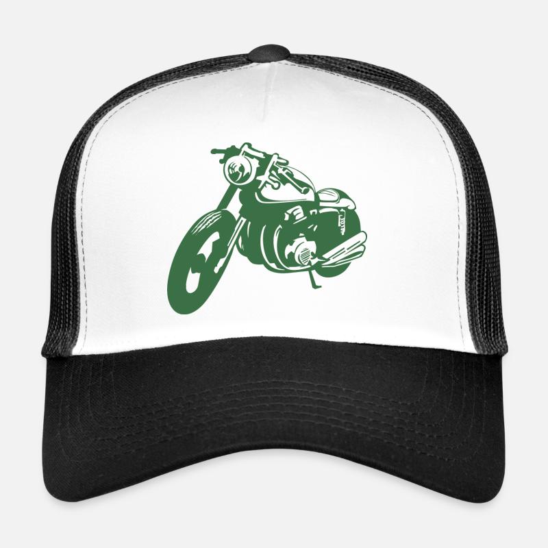 Green Cafe Racer - Gift - Idea Trucker Cap
