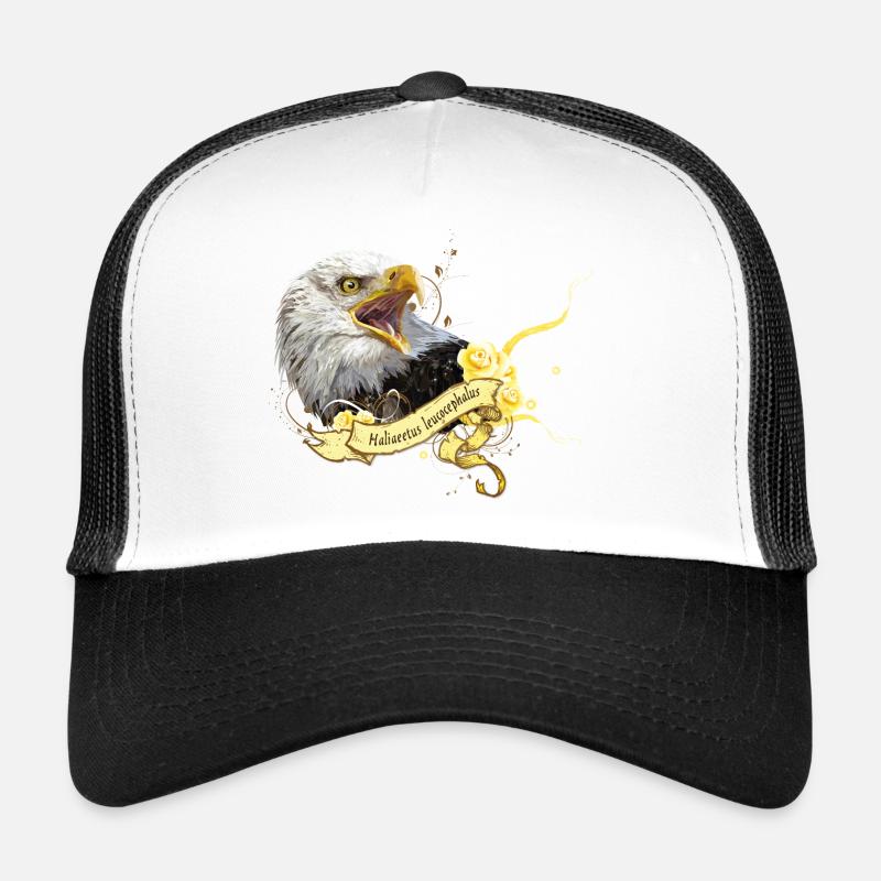 Weißkopfseeadler - Trucker Cap - Weiß/Schwarz