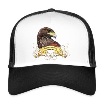Harris Hawk - Trucker Cap - Weiß/Schwarz - Vorne