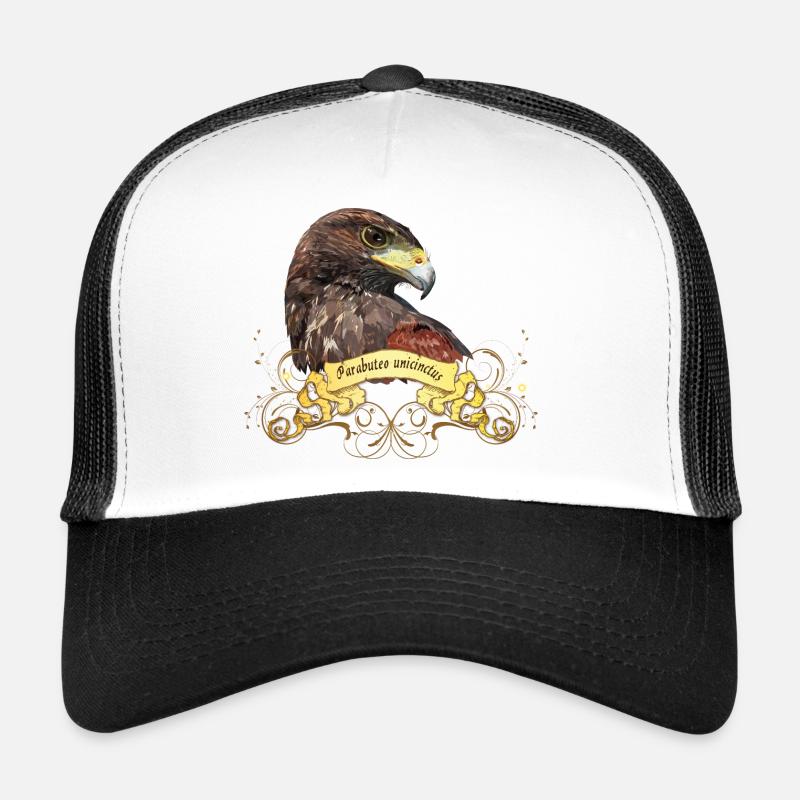 Harris Hawk - Trucker Cap - Weiß/Schwarz
