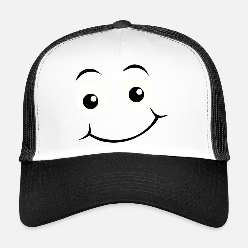 Emoji yeux heureux Casquette trucker 
