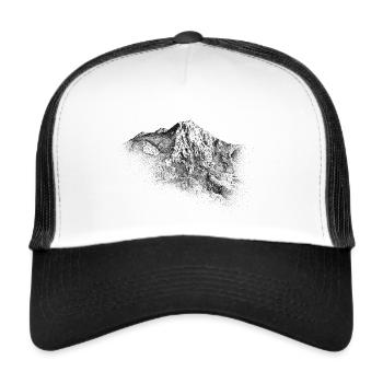 Mountaineering on the Mittagskogel, Karawanken, Carinthia - Trucker Cap - white/black - Front