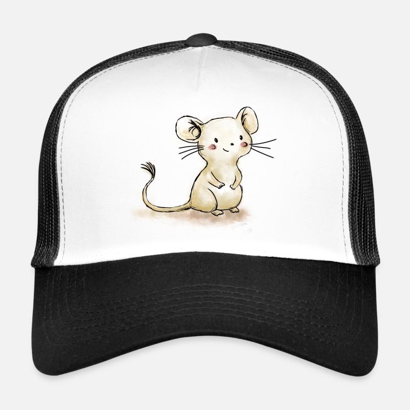 Cute mouse drawing cute birthday 1. Trucker Cap