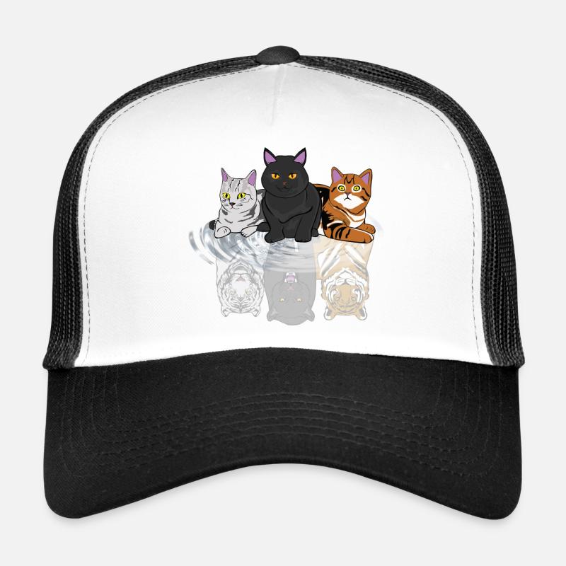 Chats miroir miroir guépard tiger costume Casquette trucker 