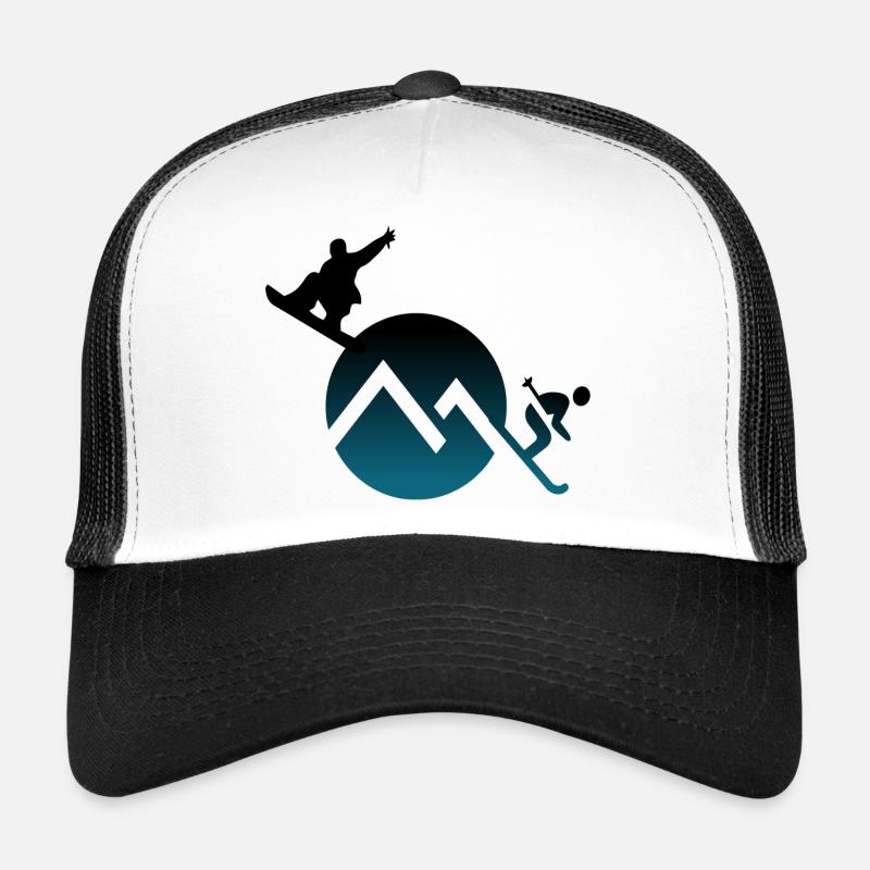 Entre snow et ski Casquette trucker 