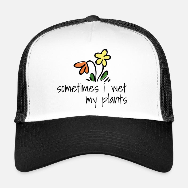 Garten - Trucker Cap - Weiß/Schwarz