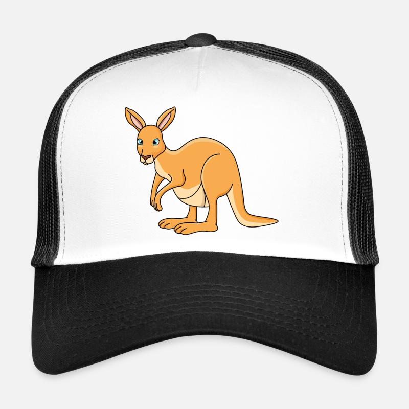 Kangourou Dessin animé Casquette trucker 