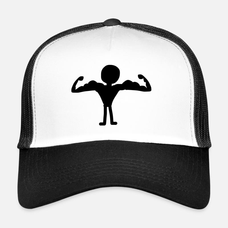 starker Mann - Trucker Cap - Weiß/Schwarz