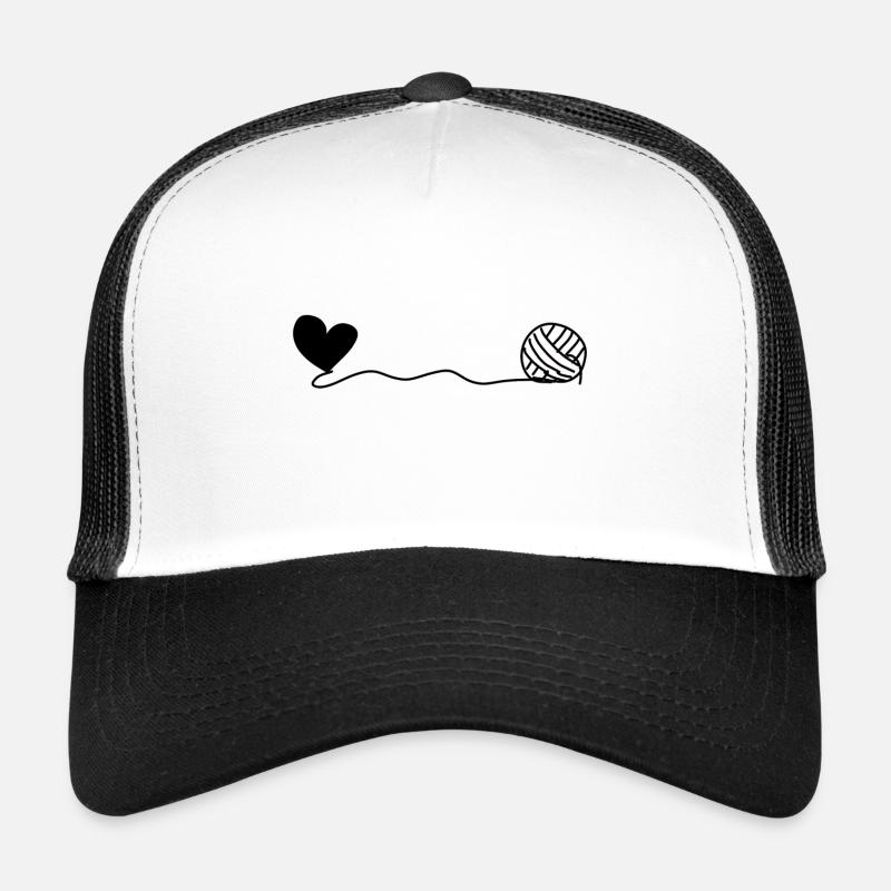 heart wool Trucker Cap