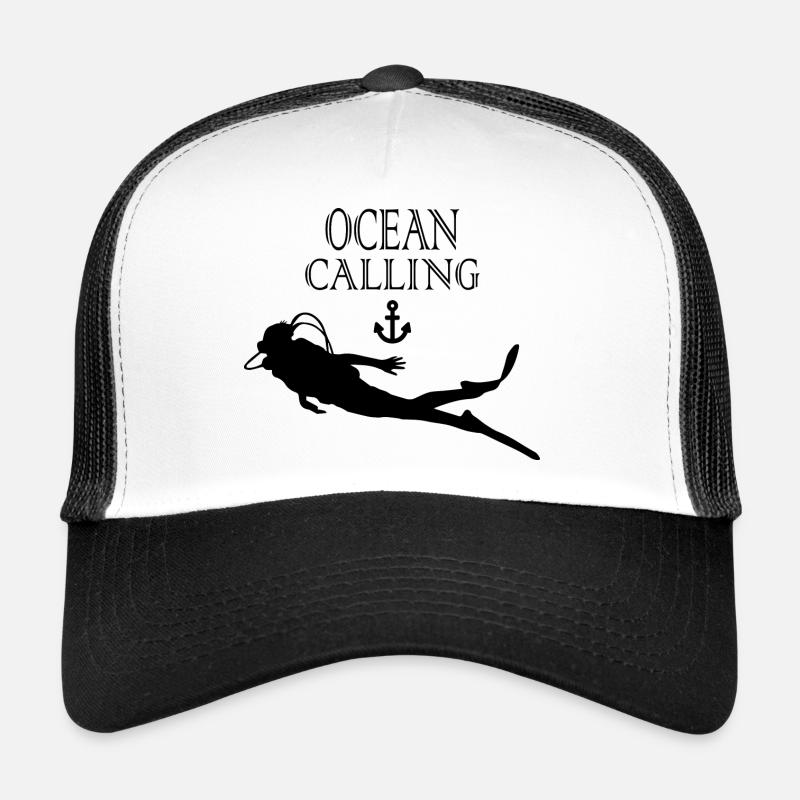 Diving Dive plonger Casquette trucker 