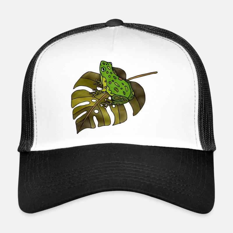 Frosch - Trucker Cap - Weiß/Schwarz