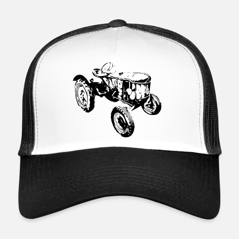 Traktor - Trucker Cap - Weiß/Schwarz