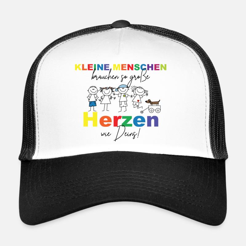 Kindergarten Abschied - Trucker Cap - Weiß/Schwarz