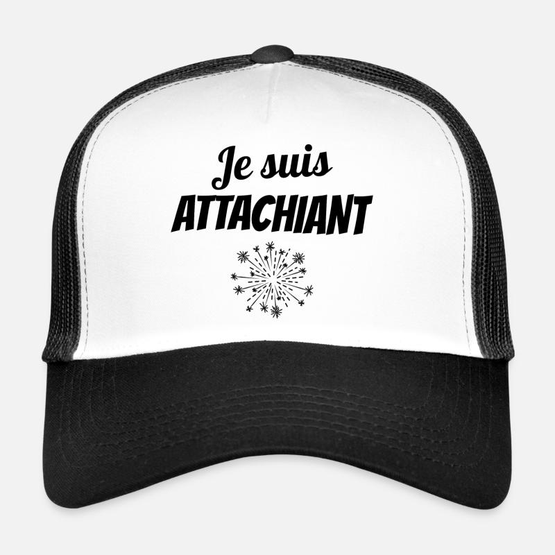 je suis attachiant Casquette trucker 