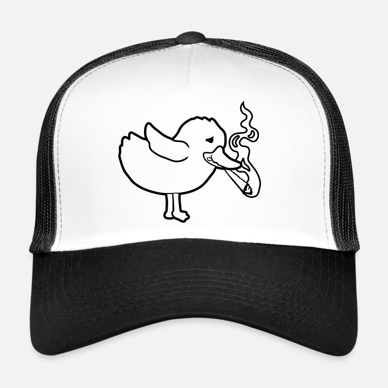 Weed Joint kiffendes Küken Trucker Cap