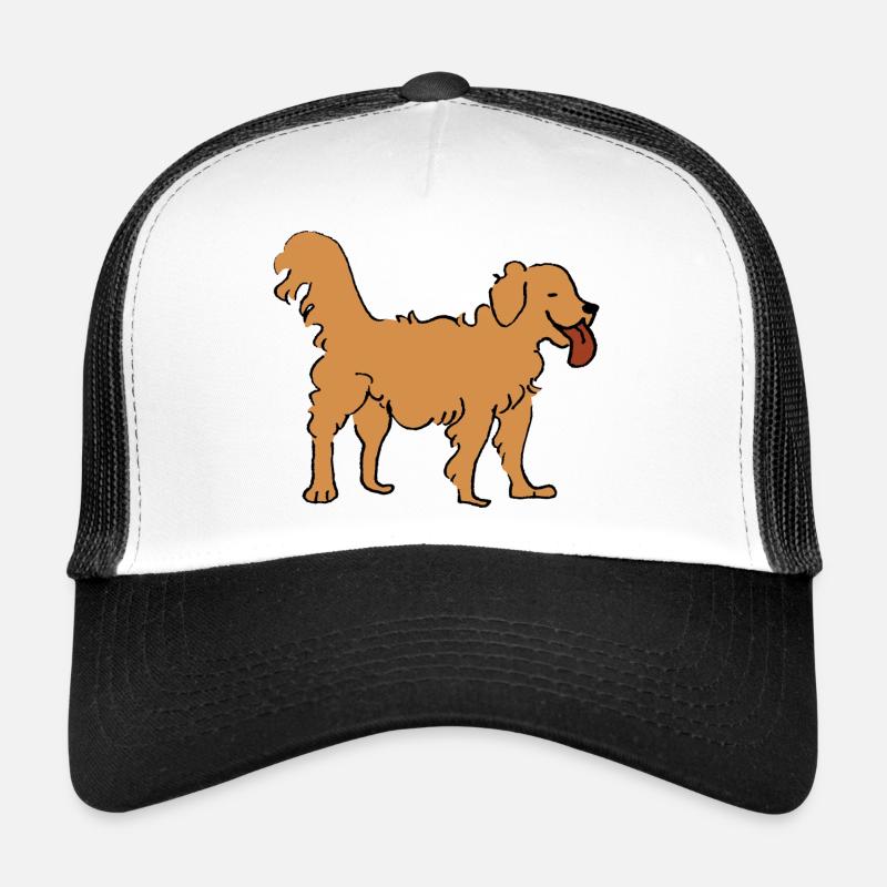 Golden Retriever Trucker Cap