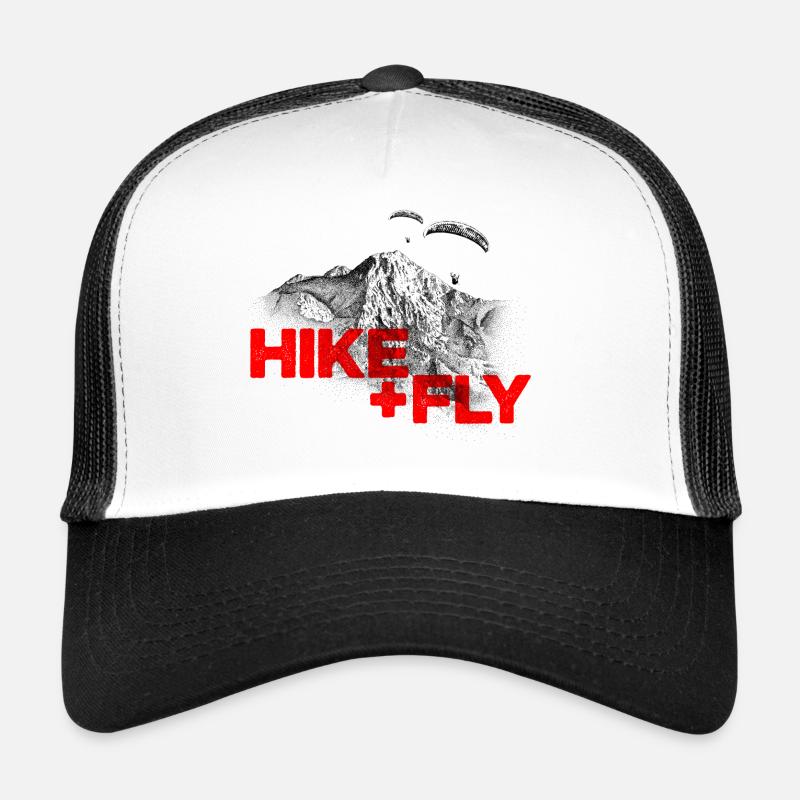 Hike & Fly Parapente rouge Casquette trucker 