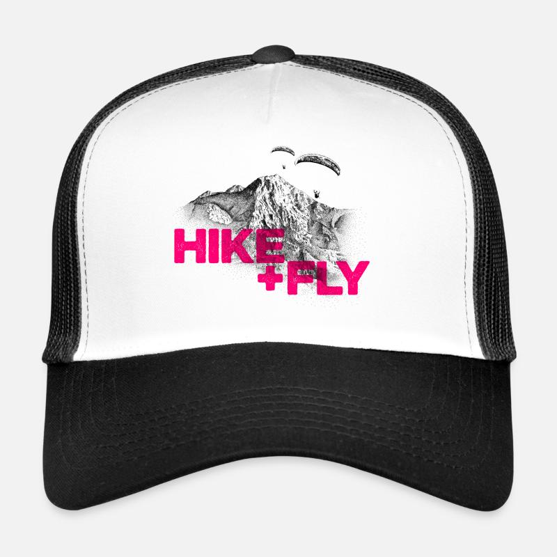 Hike & Fly Paragliding magenta Trucker Cap