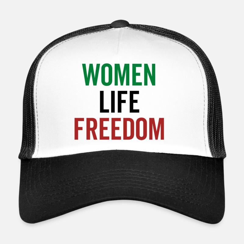 femmes vie liberté Casquette trucker 