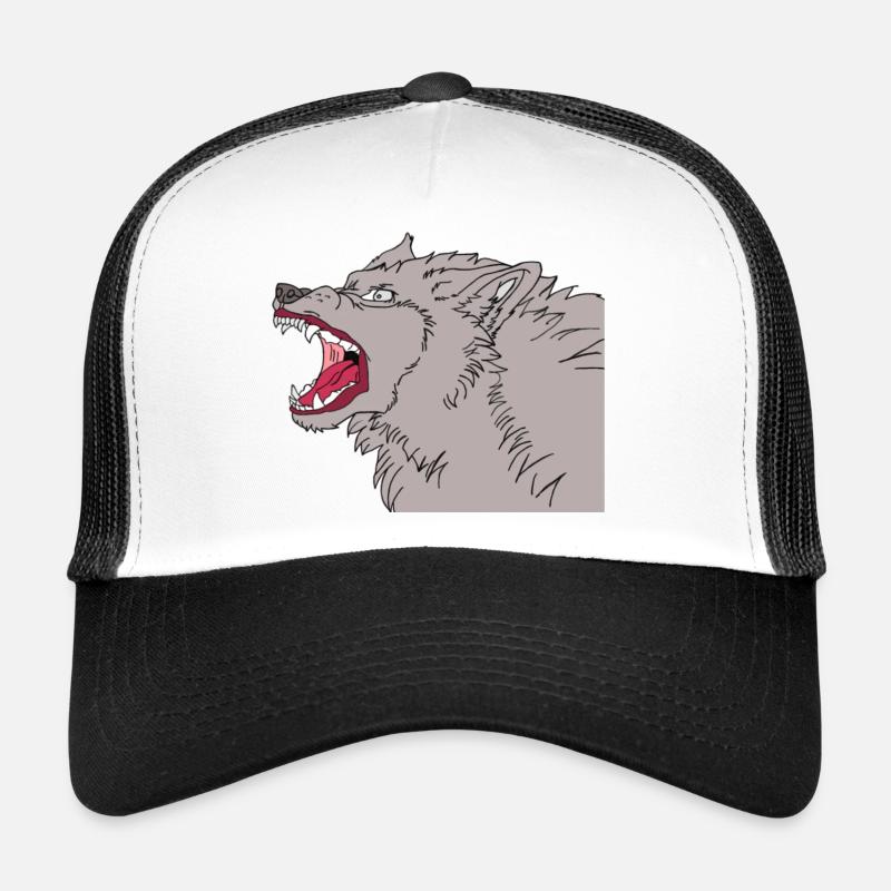 Wild wolf Casquette trucker 