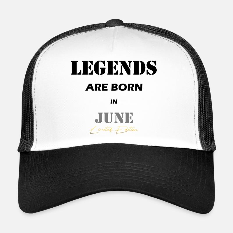 Juin Legends Cadeau noir Casquette trucker 