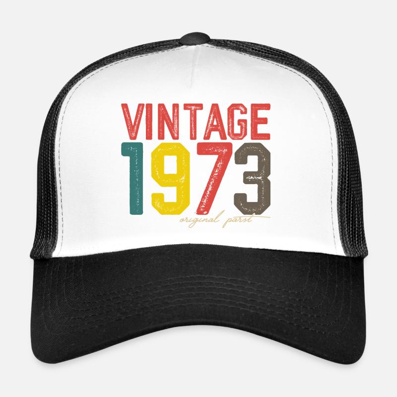 Millésime 1973 Partie originale Casquette trucker 
