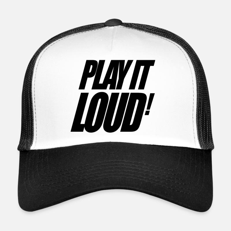 Techno music house dance play it loud gift Trucker Cap