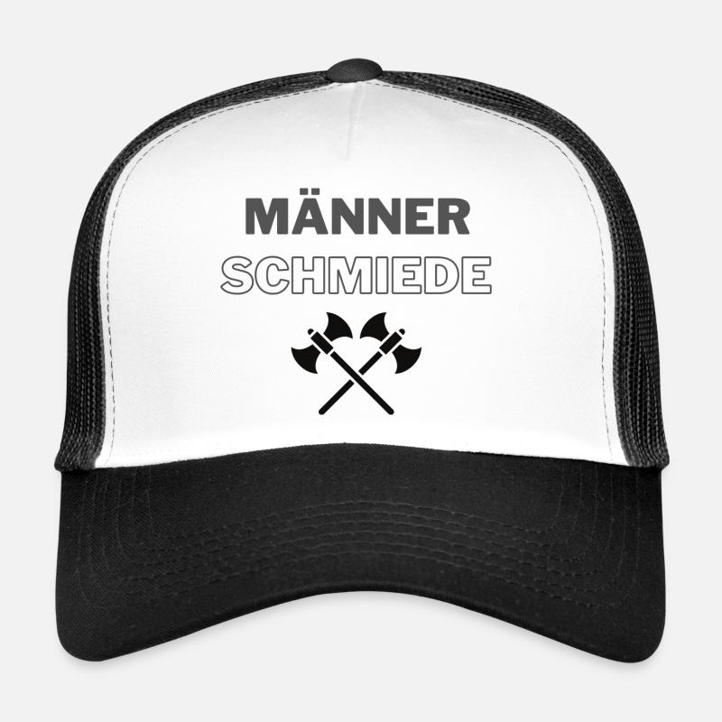 Männer Schmiede Mann Vater Alte Schule Stolz Frei Trucker Cap