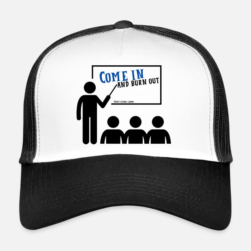 Work-Life-Balance - Trucker Cap - Weiß/Schwarz