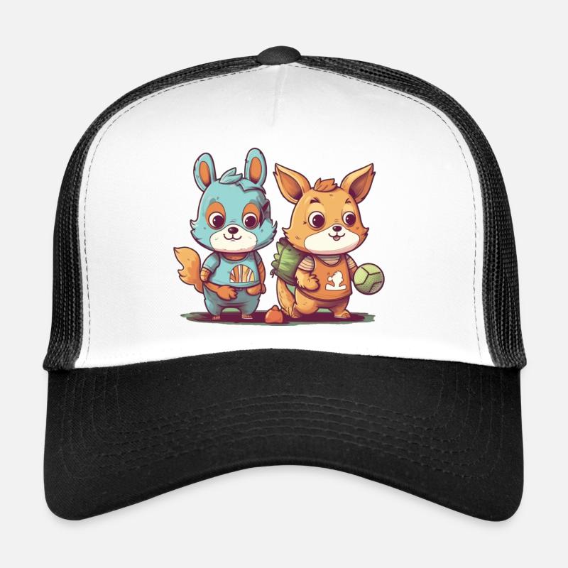 Animal Athletes - Trucker Cap - white/black