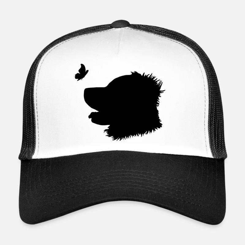Golden Retriever mit Schmetterling Trucker Cap