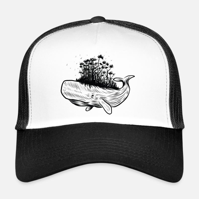 Forêt de baleines Casquette trucker 