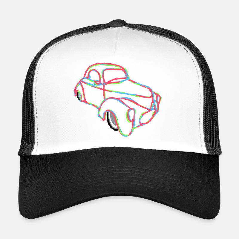 Willys Coupé - Trucker Cap - Weiß/Schwarz