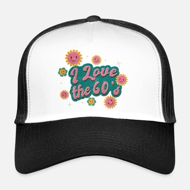J'adore les années 60 Casquette trucker 