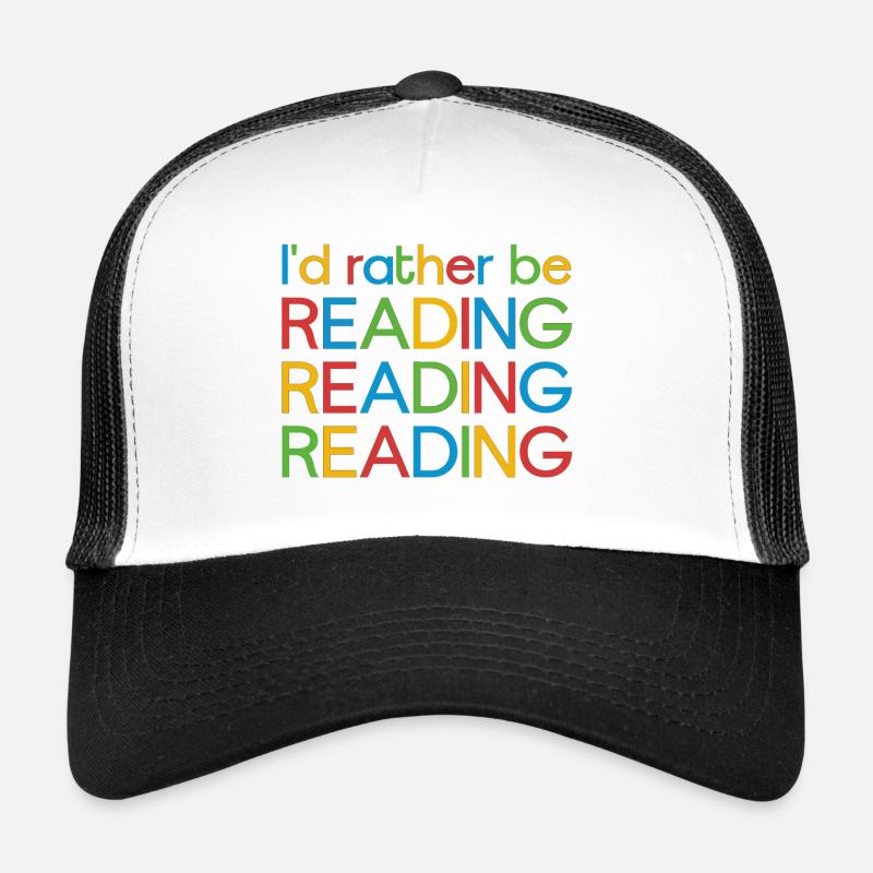 Ich würde lieber lesen – I’d rather be reading Trucker Cap
