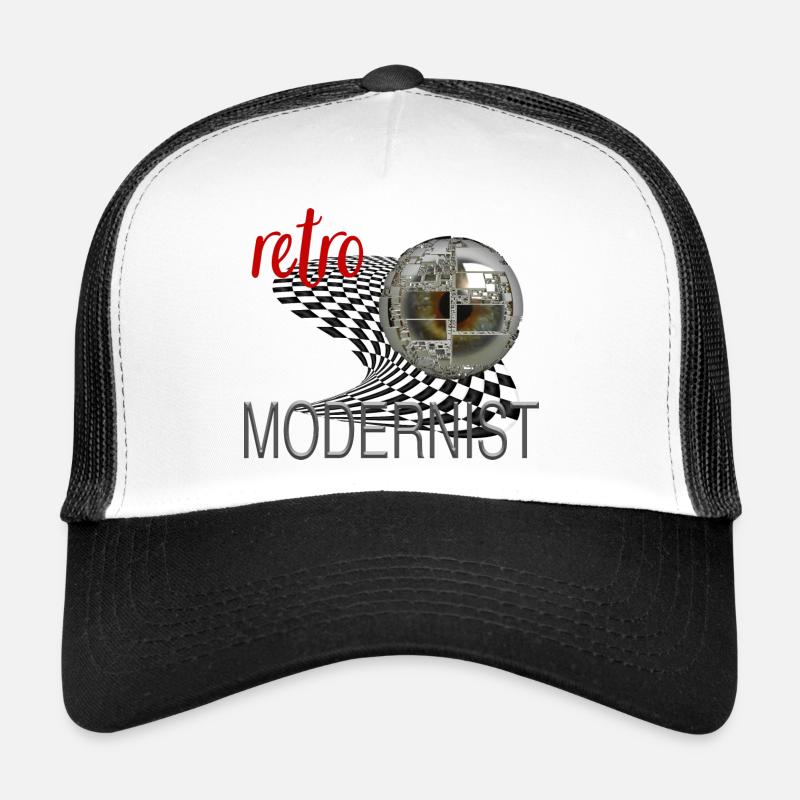 Rétro Moderniste Casquette trucker 