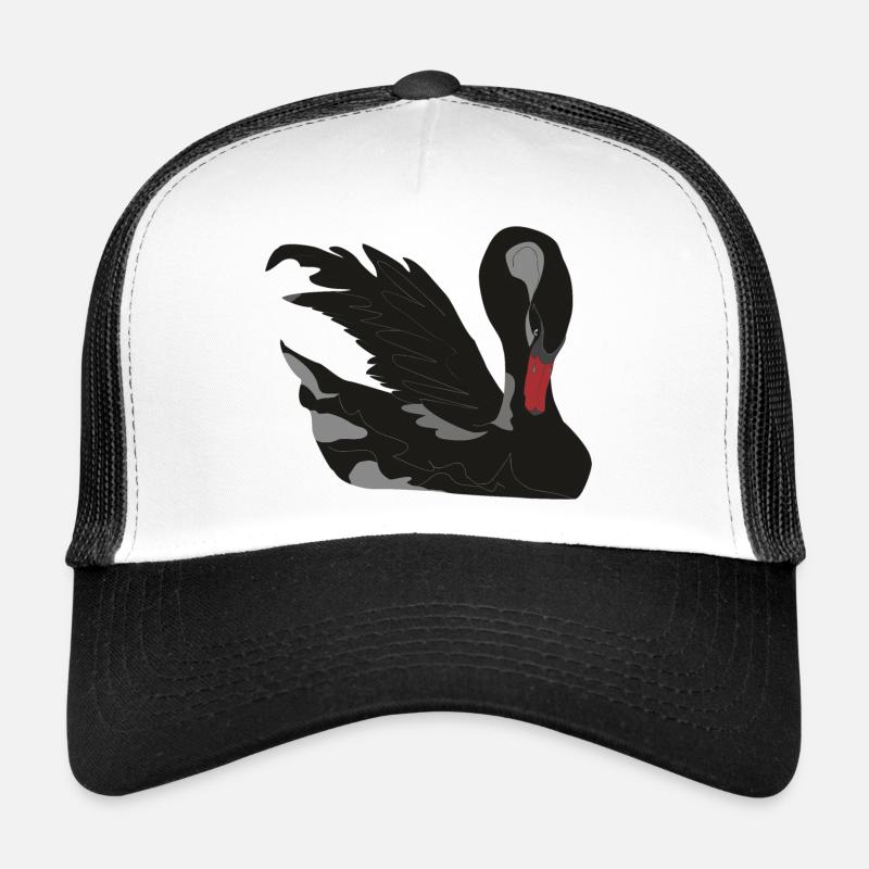 schwarzer Schwan Trucker Cap