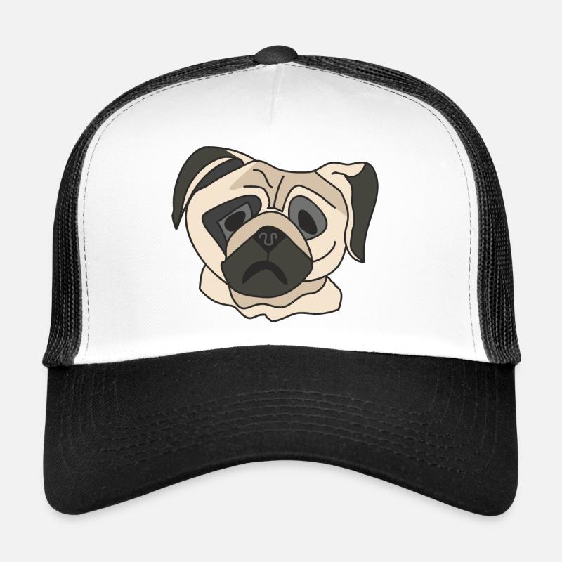 Visage de carlin Casquette trucker 