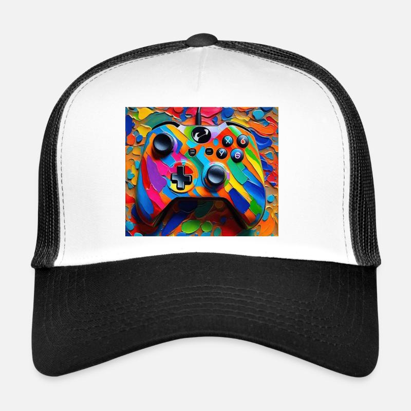 Colourbomb Controller - Trucker Cap - Weiß/Schwarz